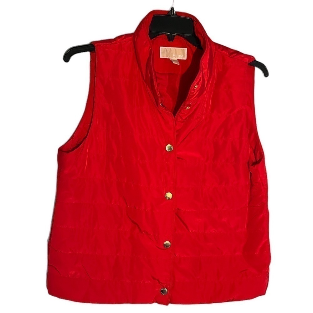Michael Kors Women’s a button Down Lightweight Vest